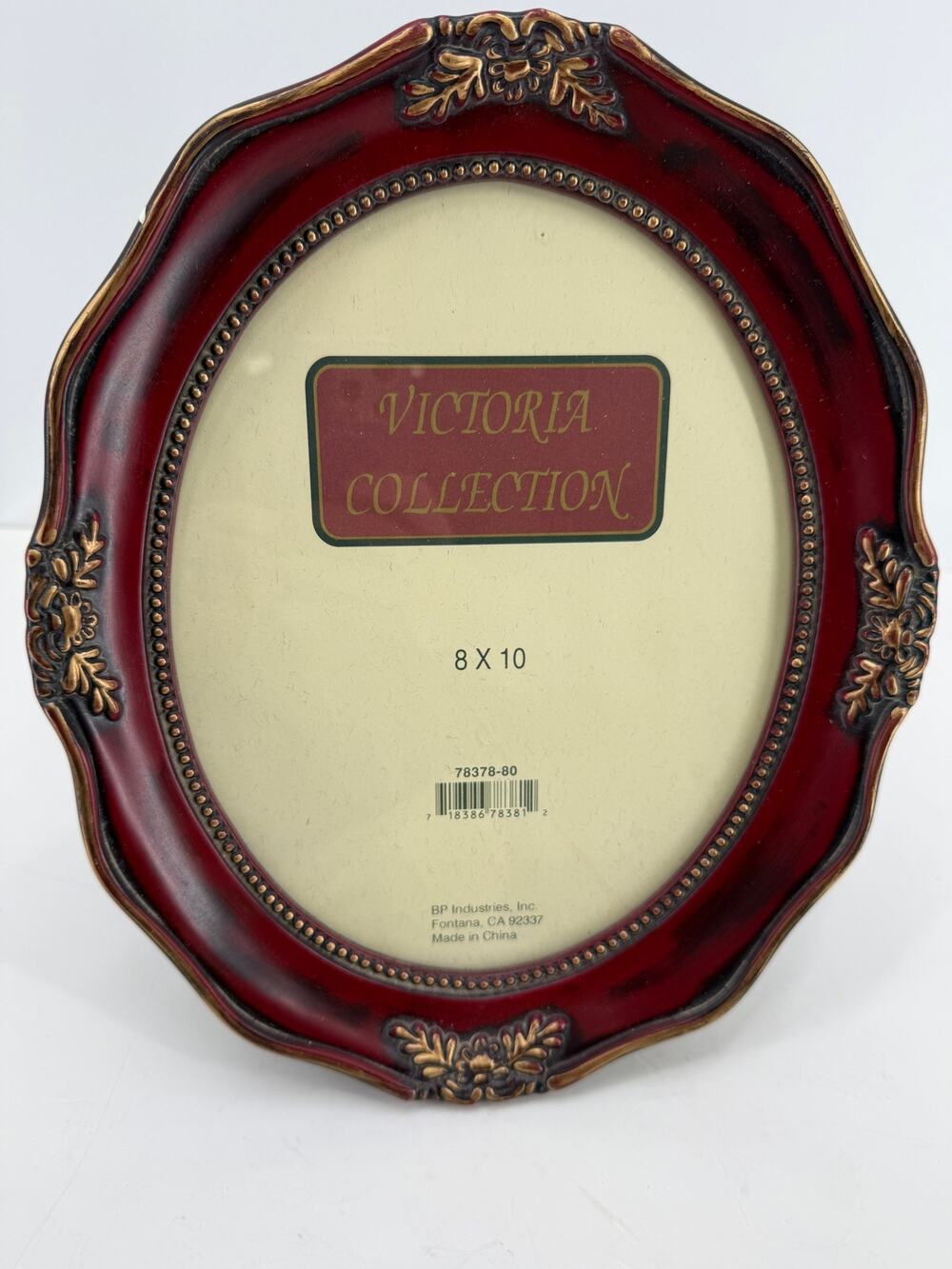 Ornate Burgundy Gold Picture Frame 8x10 Victorian Baroque Rococo Old World Decor